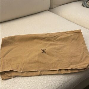 Louis Vuitton Camel Dust Bag 14.5 x 9